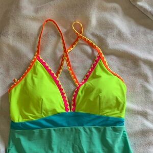 Vibrant Multicolor Swimsuit Top